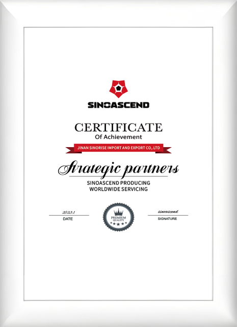 ISO certified axle gear certificate